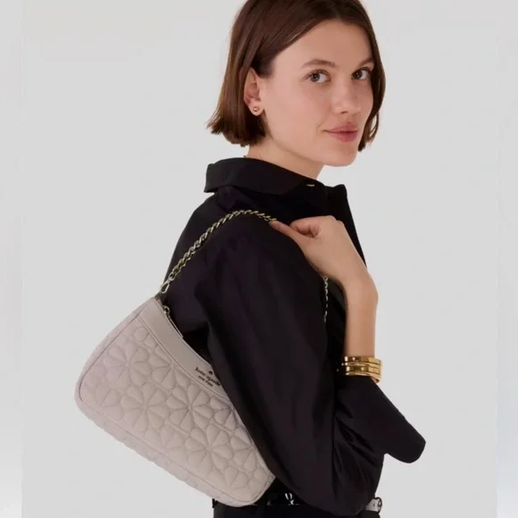 kate spade Light Pink Quilted Shoulder Bag/Wristlet - Picture 6 of 6